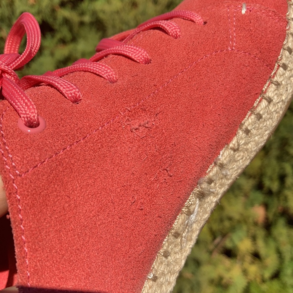 TOMS Lena Hibiscus Suede 7 Sneaker Shoe Women’s Size 8 - Picture 8 of 11
